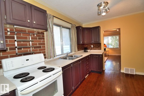 11343 69 Street, Edmonton, AB - Indoor Photo Showing Kitchen With Double Sink