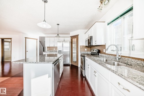 10315 175 Avenue, Edmonton, AB - Indoor Photo Showing Kitchen With Double Sink With Upgraded Kitchen