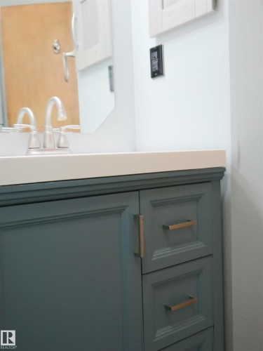 Bathroom view of vanity - 4032A Twp Rd 604, Rural Barrhead County, AB - 