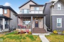 3847 Chrustawka Place, Edmonton, AB  - Outdoor With Deck Patio Veranda With Facade 
