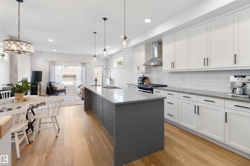 8534 81 Avenue, Edmonton, AB - Indoor Photo Showing Kitchen With Upgraded Kitchen