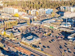 Bird's eye view of industrial structures - 
