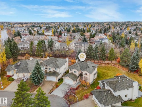 Aerial view of residential area - 316 Burton Road, Edmonton, AB - Outdoor With View