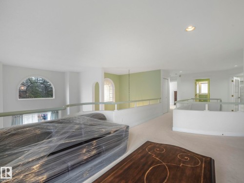Interior space with recessed lighting and carpet - 316 Burton Road, Edmonton, AB - Indoor Photo Showing Other Room