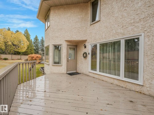 View of deck - 316 Burton Road, Edmonton, AB - Outdoor With Exterior