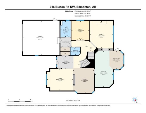 View of property floor plan - 316 Burton Road, Edmonton, AB - Other