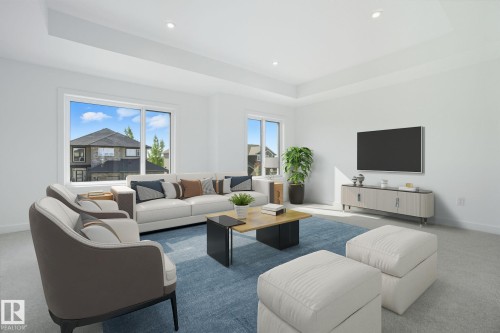 2006 Genesis Lane, Stony Plain, AB - Indoor Photo Showing Living Room
