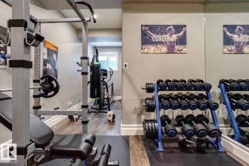 4311 Westcliff Landing Landing, Edmonton, AB - Indoor Photo Showing Gym Room