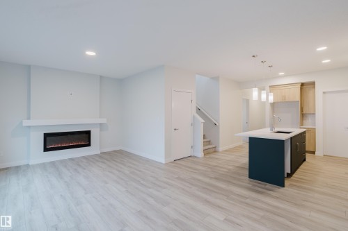 4201 66 Street, Beaumont, AB - Indoor With Fireplace