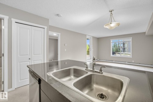 125 3315 James Mowatt Trail, Edmonton, AB - Indoor Photo Showing Kitchen With Double Sink