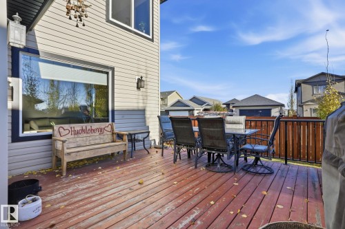 47 Hilldowns Drive, Spruce Grove, AB - Outdoor With Deck Patio Veranda With Exterior
