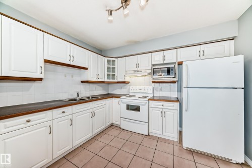 58 2505 42 Street, Edmonton, AB - Indoor Photo Showing Kitchen With Double Sink
