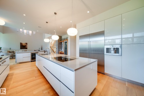705 Howatt Drive, Edmonton, AB - Indoor Photo Showing Kitchen With Upgraded Kitchen