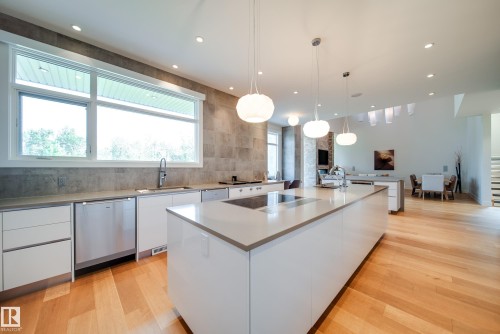 705 Howatt Drive, Edmonton, AB - Indoor Photo Showing Kitchen With Upgraded Kitchen