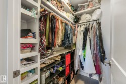 Spacious closet featuring wood finished floors - 