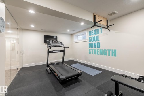75 Nadine Way, St. Albert, AB - Indoor Photo Showing Gym Room