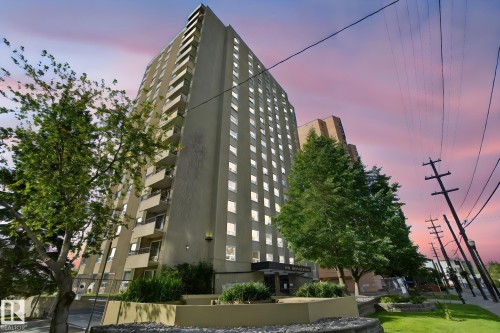 1602 12303 Jasper Avenue Nw, Edmonton, AB - Outdoor With Balcony With Facade