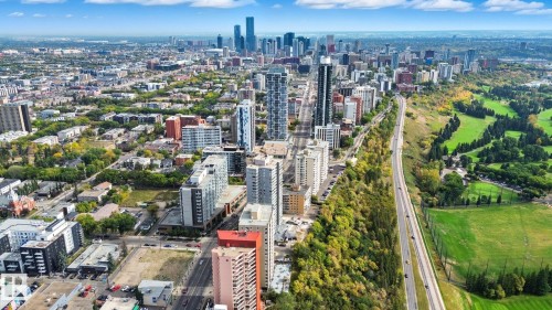 1602 12303 Jasper Avenue Nw, Edmonton, AB - Outdoor With View