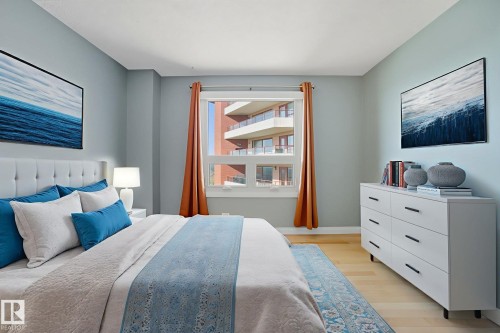1602 12303 Jasper Avenue Nw, Edmonton, AB - Indoor Photo Showing Bedroom