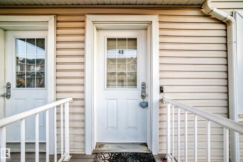 Doorway to property - #48 - 2503 24 Street Nw, Edmonton, AB - Outdoor With Exterior