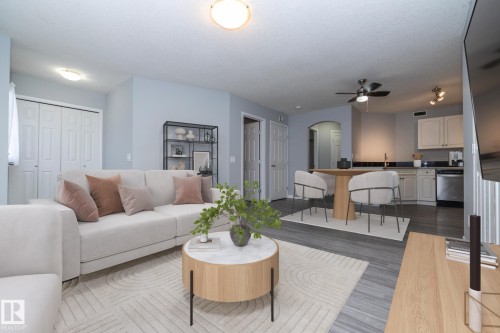 1 150 Edwards Drive, Edmonton, AB - Indoor Photo Showing Living Room
