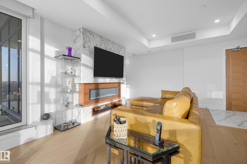 602 14105 West Block Drive, Edmonton, AB - Indoor With Fireplace