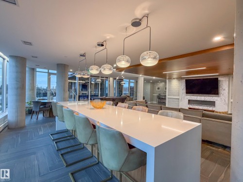 602 14105 West Block Drive, Edmonton, AB - Indoor With Fireplace