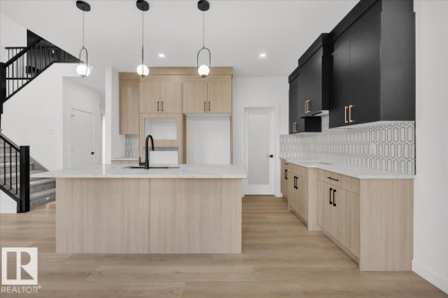 3904 41 Avenue, Beaumont, AB - Indoor Photo Showing Kitchen With Upgraded Kitchen