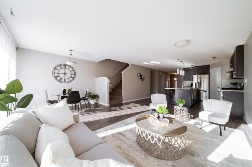 8409 24 Avenue, Edmonton, AB - Indoor Photo Showing Living Room