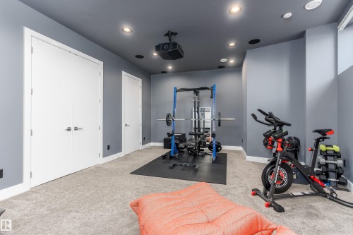 9509 99B Street, Edmonton, AB - Indoor Photo Showing Gym Room