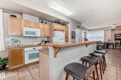 101 8619 111 Street, Edmonton, AB - Indoor Photo Showing Kitchen