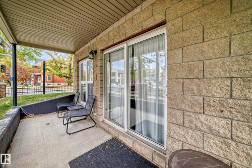 101 8619 111 Street, Edmonton, AB - Outdoor With Deck Patio Veranda With Exterior