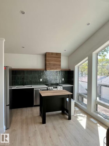 10711 76 Avenue, Edmonton, AB - Indoor Photo Showing Kitchen With Double Sink
