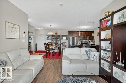 329 503 Albany Way, Edmonton, AB - Indoor Photo Showing Living Room