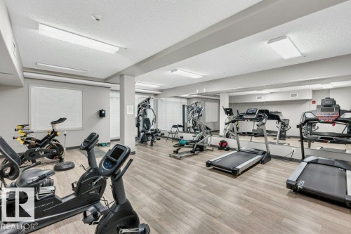 329 503 Albany Way, Edmonton, AB - Indoor Photo Showing Gym Room