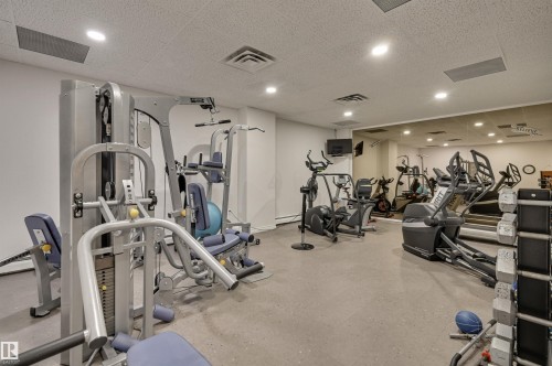 205 8340 Jasper Avenue, Edmonton, AB - Indoor Photo Showing Gym Room