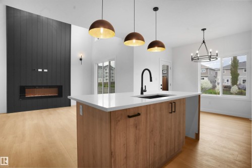 987 Elderberry Landing, Edmonton, AB - Indoor Photo Showing Kitchen