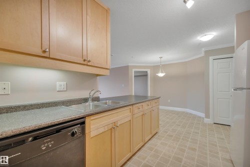 121 13005 140 Avenue, Edmonton, AB - Indoor Photo Showing Kitchen With Double Sink