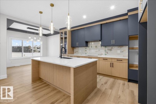 8450 Mayday Link, Edmonton, AB - Indoor Photo Showing Kitchen