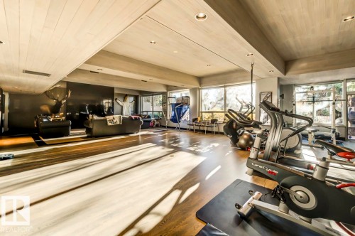 15415 Rio Terrace Drive, Edmonton, AB - Indoor Photo Showing Gym Room