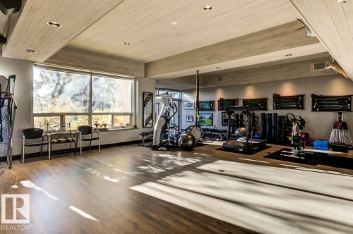 15415 Rio Terrace Drive, Edmonton, AB - Indoor Photo Showing Gym Room