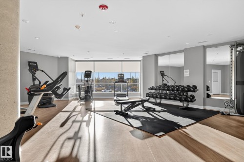 218 1316 Windermere Way, Edmonton, AB - Indoor Photo Showing Gym Room