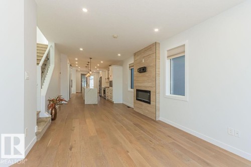 9740 152 Street, Edmonton, AB - Indoor With Fireplace