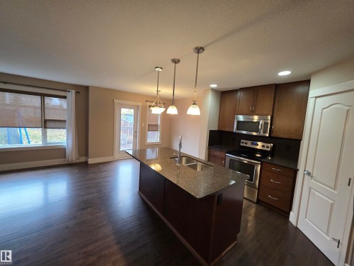 2008 Westerra Loop, Stony Plain, AB - Indoor Photo Showing Kitchen With Stainless Steel Kitchen With Double Sink
