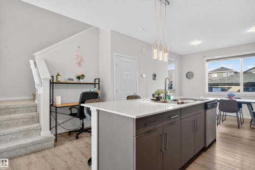 22512 80 Avenue Nw, Edmonton, AB - Indoor Photo Showing Kitchen With Double Sink