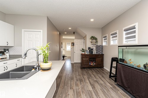 9612 Colak Link, Edmonton, AB - Indoor Photo Showing Kitchen With Double Sink With Upgraded Kitchen