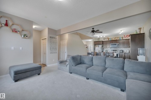 656 Songhurst Wynd, Leduc, AB - Indoor Photo Showing Living Room