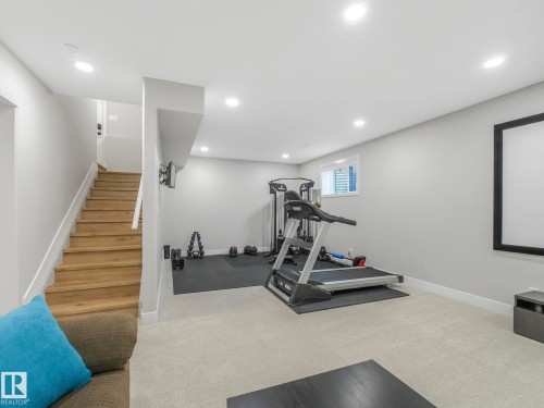 53 Autumnwood Crescent, Spruce Grove, AB - Indoor Photo Showing Gym Room