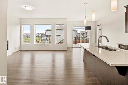 5404 22 Avenue, Edmonton, AB - Indoor Photo Showing Kitchen With Double Sink