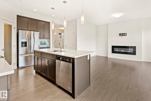 5404 22 Avenue, Edmonton, AB - Indoor Photo Showing Kitchen With Stainless Steel Kitchen With Upgraded Kitchen